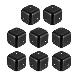 sourcing map 8pcs Box Case Corner Protection Edge Protection Metal 35 x 35 x 35 mm