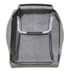NLQR Replacement Front Seat Cover Gray Microfiber Leather Compatible with