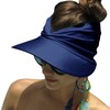 Baynetin Womens Sun Visor Hat Wide Brim UPF 50+ UV