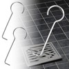 Yuiturt 3 Pieces Stainless Steel Drain Key Lifting Hook Drain