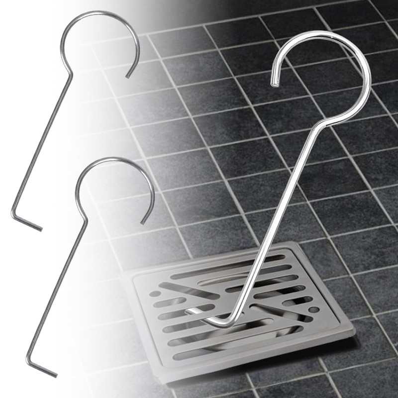 Yuiturt 3 Pieces Stainless Steel Drain Key Lifting Hook Drain