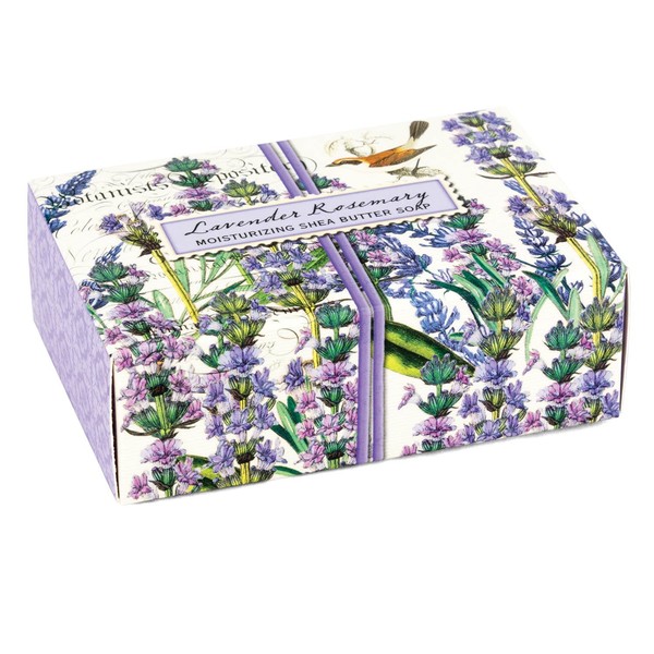 Michel Design Works 4.5oz Boxed Single Shea Butter Soap, Lavender Rosemary