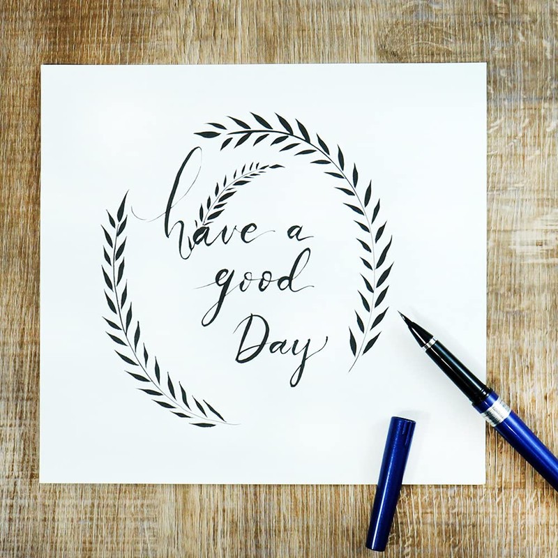 呉竹 筆ペン くれ竹万年毛筆 写経用 85号 DP150-85B