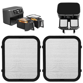 Stainless Steel Splash Guard for Ninja Foodi Max Dual Zone Hot Air Fryer AF400EU, Ninja Hot Air Fryer Accessories, Splash Guard Hot Air Fryer for AF451EU, Ninja Airfryer AF400EU Accessories