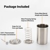 Joyeee Ham Press Maker - Stainless Steel Round Shape Meat