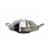 20" Concave Down Comal Set, Stainless Steel, Taco para Carnitas