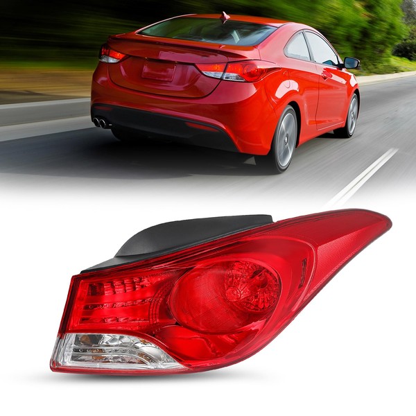 SOCKIR Tail Light Assembly for 2011 2012 2013 Hyundai Elantra