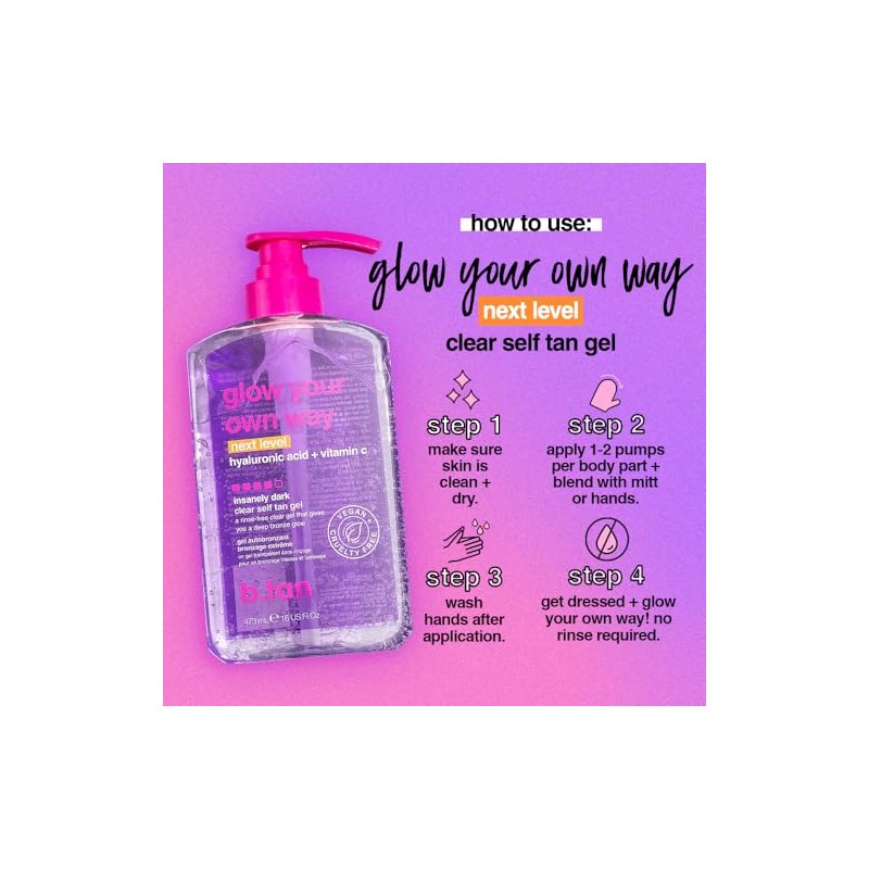 B.Tan Glow Your Own Way - Next Level Self Tan