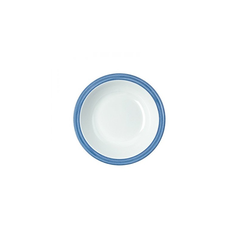 Waca Melamine 'Bistro' blue, plate deep O 20.5 cm