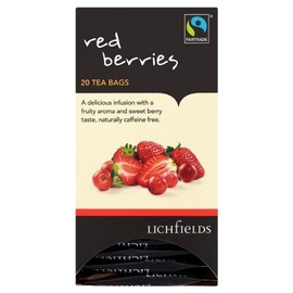 Lichfields Fairtrade Red Berries 20 Tea Bags 40g (Pack of 6 x 20s)