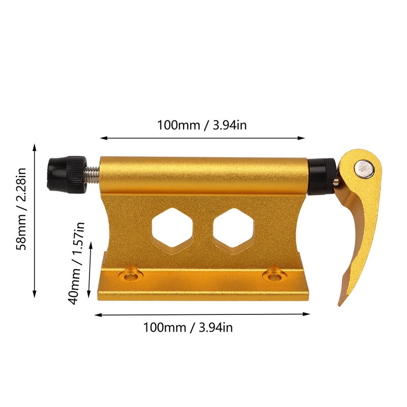 Bike Fork Mount with Quick Release Aluminum Alloy for Transport