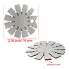 Adyoney 3 PCS Brushed Silver 15-120 Degree Bevel Gauge, Stainless