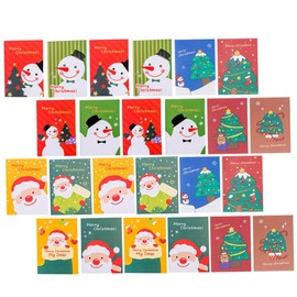 SHINEOFI 48 Pcs Christmas Pocket Book Xmas Journal Diary Notepad Christmas Daily Journal Planner Xmas Journal Notebooks Cartoon Notebook Christmas Memo Notebook Christmas Memo Pad Paper