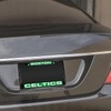 Rico Boston Celtics Black Metal License Plate Frame Holder