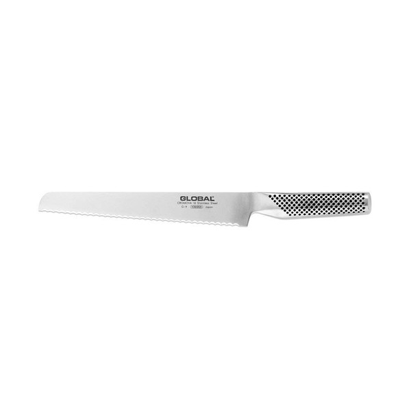 Global G-9-8-3/4 inch, 22cm Bread Knife, 8.75", Stainless Steel