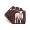 Sheep - Set of 4 Coasters - Leslie Gerry Animal