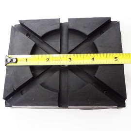RECTANGLE RUBBER PADS Fits Wheeltronics Lift Ammco* Lift Magnum Lift set of 4 pads HD