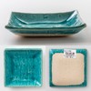 Mino Pottery UTA 100 Square Dish Turkey Set of 2