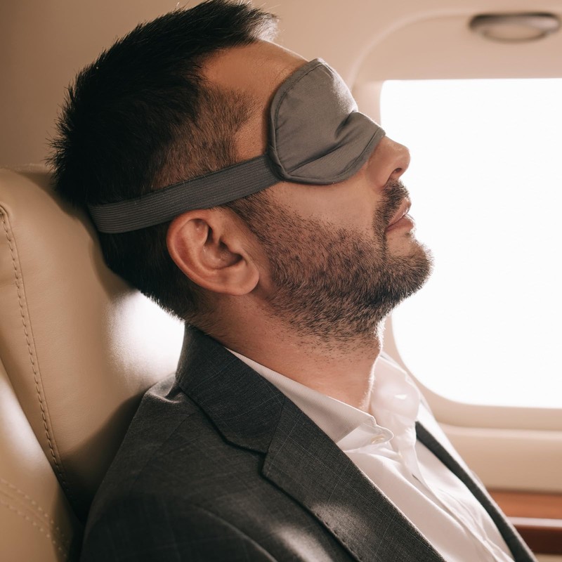 PATIKIL Silk Sleep Mask, 2 Pack Soft Satin Eye Protective