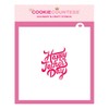 The Cookie Countess Happy Father's Day Brush Script Stencil