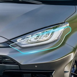 FDAIUN Protection Film For Toyota GR Yaris RZ GR-DAT April 2024-Present Headlight Film, TPU Protective Film, Pre-Cut Film, Scratch Guard, Anti-Scratch, Self-Healing Function, Car Wrapping Film