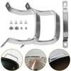 Kichvoe 1 Set Stainless Steel Pot Handles Replacement Metal Pot