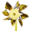 Bulk Pack 50 Gold and Silver Two-Tone Pinwheels - 12"