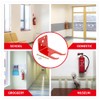 UXELY Fire Extinguisher Mount, 4Pcs Fire Extinguisher Bracket with Mounting