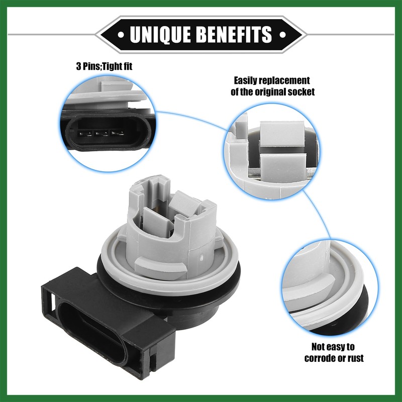 Motoforti Turn Signal Light Socket Compatible for Jeep Wrangler TJ,