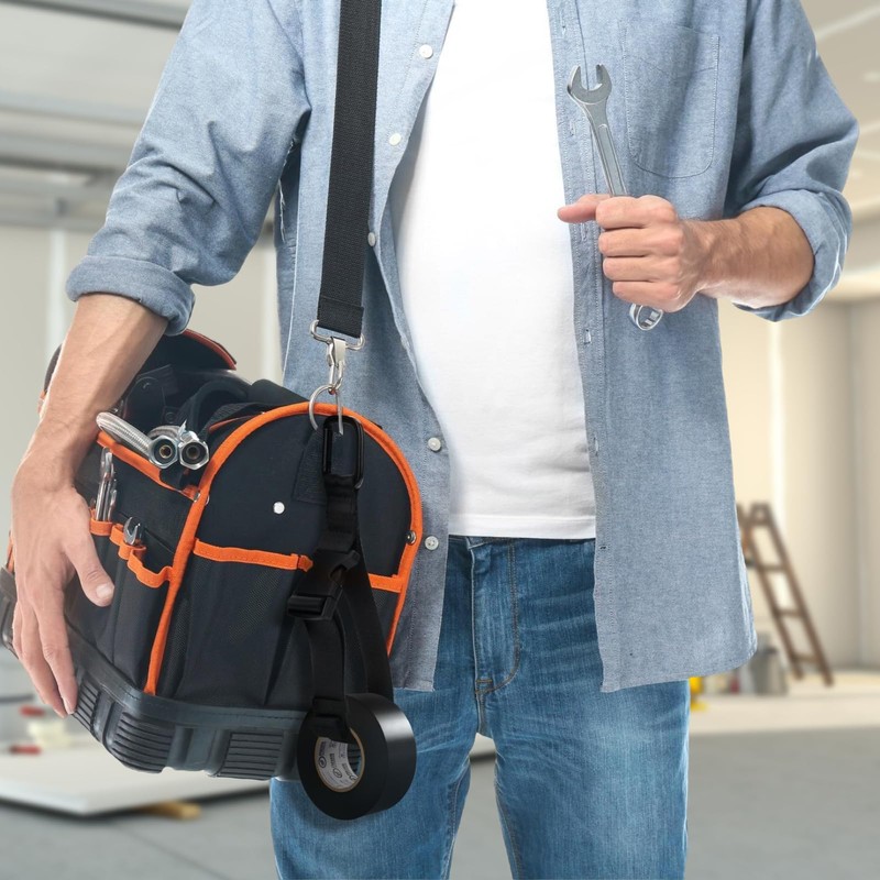 Electrical Tape Holder for Tool Belts, Tape Thong with Carabiner