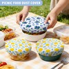 6 PCS Bowl Covers for Bread Proofing, Reusable Elastic Fabric