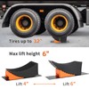 OULEME Raised Tire Change Ramp, Curved Leveling Blocks, for RV