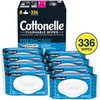 Cottonelle Fresh Care Flushable Wet Wipes, Adult Wet Wipes, 8