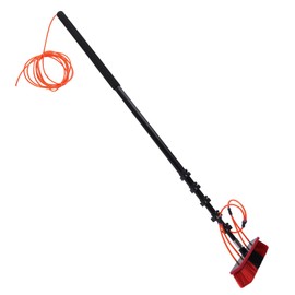 Water Fed Pole Kit Solar Panel Washing Brush Kit 23.62ft Extendable Pole Kits Outdoor Window Cleaner Water Fed Cleaning System Washing Dusting Equipment Tool