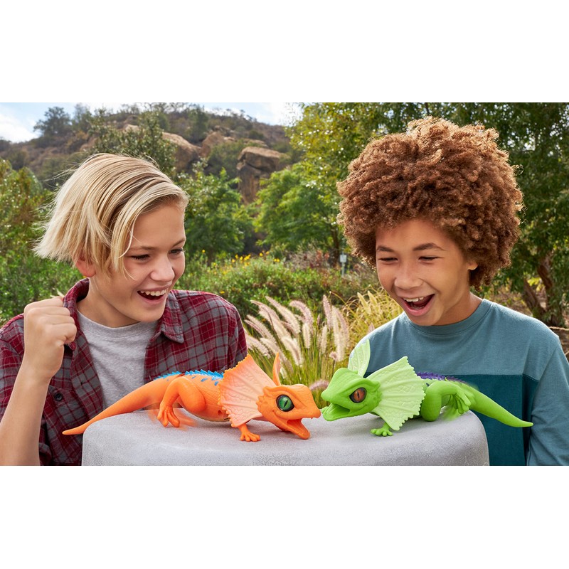 Robo Alive Frilled Neck Lizard Robotic Pet Figure [Green]