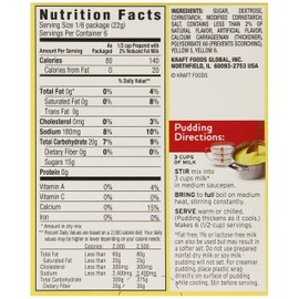 JELL-O Cook & Serve Pudding & Pie Filling, Banana, 4.6-Ounce Boxes (Pack of 24)