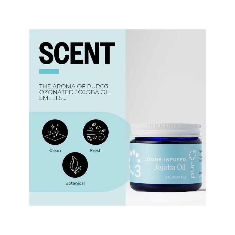 PurO3 Ozonated Jojoba Oil – Pure, Natural, Organic Skincare for