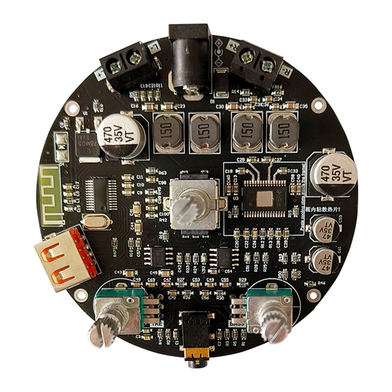 2.1 Channel Power Amplifier Board Stereo Treble Bass Adjustment Bluetooth