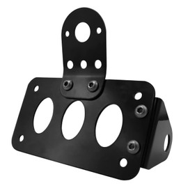 Motorcycle License Plate Bracket Tail Light Side Mount Stand Metal Bracket