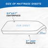 Travel Cot Sheets 95x65cm Fitted, 2 Pack Ultra Soft &