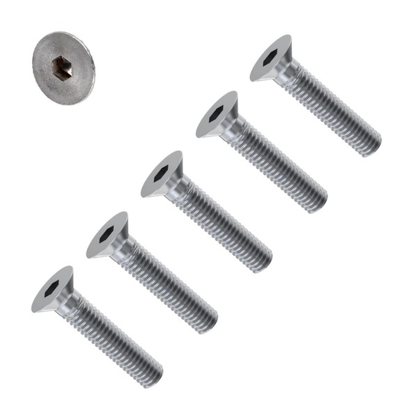 TERF® M5 X 40mm Hex Socket Countersunk Machine Screws Stainless