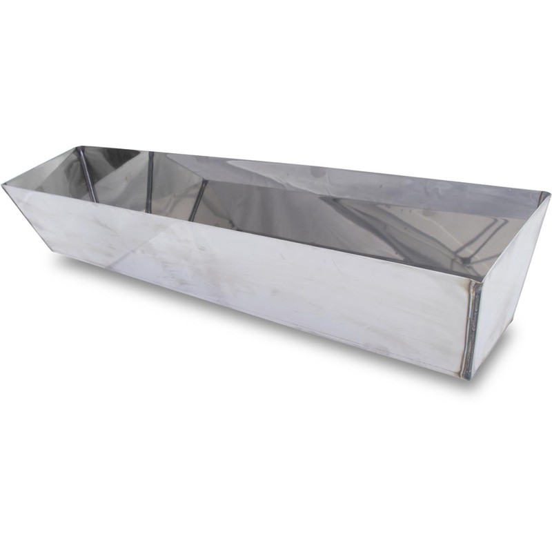 MARSHALLTOWN Heli-Arc Mud Pans, 18 Inch, Heavy Gauge Stainless Steel,