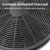 AcbbMNS 2 Pcs Activated Carbon Filters Range Hood Filters Compatible