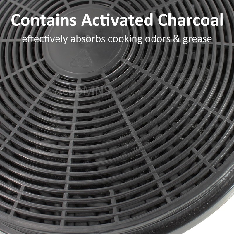 AcbbMNS 2 Pcs Activated Carbon Filters Range Hood Filters Compatible