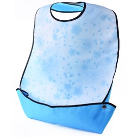 my&G Nursing Apron, 25 Types, Nurse Supervision, Meals, Nursing Supplies, For Adults, Waterproof, Cherry Blossom Print Tee