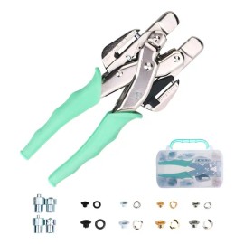 Perforadora Eyelets Scrapbook Crop A Dile Aqua Color Azul                                                                                             
