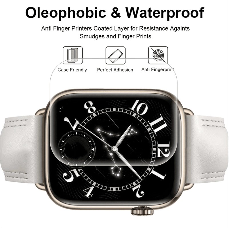 GIOPUEY Screen Protector for Honor Watch 5, HD Ultra Thin