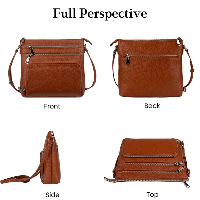 befen Soft Real Leather Crossbody Bags for Women Cross Body