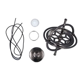 Alloy Gyroscope Toy Balance Relaxing Multi Functional Decompression Finger Gyroscope Toy Black