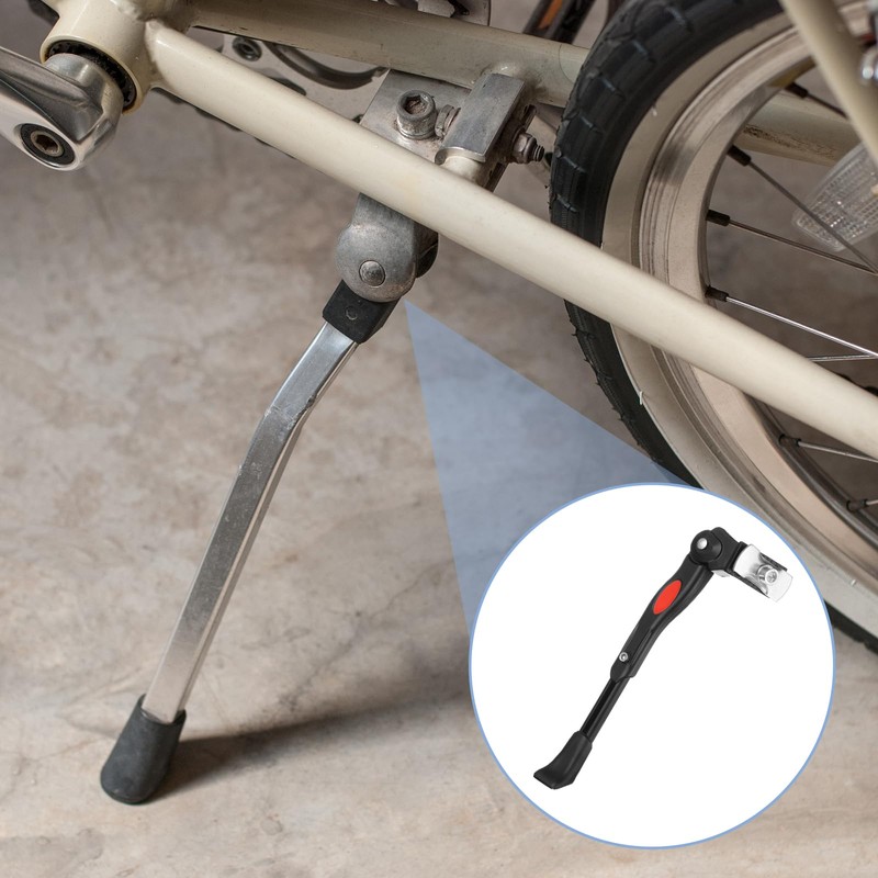 sourcing map Back Bike Kickstand Aluminium Adjustment Bicycle Center Mount